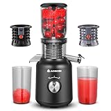 Slow Juicer-AOBOSI 250W Entsafter-Entsafter gemüse und obst testsieger mit...