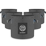 AC Infinity Strapazierfähige Stofftöpfe, 3,5 l Belüftung,...
