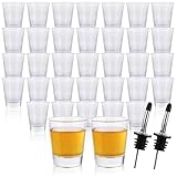 GBACHOOSE 36er Set Schnapsgläser, 50ml klares Schnapsglas mit Heave-Boden,...