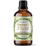 Omega 3 Algenöl Vegan - Mit 1116mg EPA, DHA & DPA - Reicht 40 Tage - Vegan...