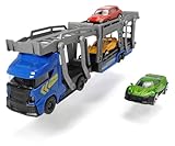 Dickie Toys 203745008 Car Carrier, Autotransporter für 3 Autos, inkl. 3...