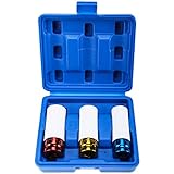 BOOMSTART 5tlg Radschrauben Nuss Set, 1/2 zoll Schlagschrauber Schonnüsse...