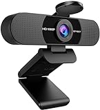 EMEET Full HD Webcam - C960 1080P Webcam mit Objektivabdeckung & Dual...