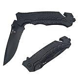 Troja Tactical Klappmesser, Taschenmesser, Outdoor, Multitool, Werkzeug,...