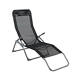 greemotion Gartenliege anthrazit, Bäderliege witterungsbeständig,...