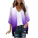 Mantel Damen Lang Leichter Strickjacke Mittellang Trenchcoat Dünn...