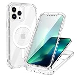 XTCASE für iPhone 13 Pro Hülle Magnetisch Kompatibel mit Magsafe, 360...
