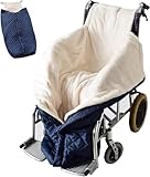 REUset Wheelchair Blanket, Thicken Warm Waterproof Fleece Lined Wheelchair...