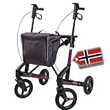 TOPRO Troja 5G 'Black Series' Rollator (Modell 2025) | Faltbarer Premium...