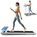 2 in 1 Electric Treadmill, Walking Pad Laufband für Zuhause, 10km/h...