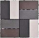 Ineinandergreifende Terrassenfliesen – Allwetter-Outdoor-Bodenbelag für...