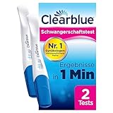 Clearblue Schwangerschaftstest Schnelle Erkennung, 2x Pregnancy Test, über...