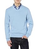 Amazon Essentials Herren V-Ausschnitt Pullover aus Baumwolle, Normale...