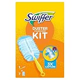 Swiffer Staubmagnet Kit Mit 1 Handgriff Und 7 Nachfülltücher, Nimmt Staub...