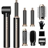 ZQAZXH 6 in 1 Airstyler, Warmluftbürste Set, Haarstyler mit Lockenstab,...