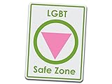 Applicable Pun LGBT Safe Zone Schild, 30,5 x 22,9 cm, Limettengrün 12...