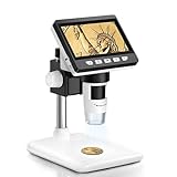 AOPICK Mikroskop, LCD Digital Mikroskop 1000X 4,3-Zoll 1080P USB Mikroskop...