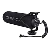 COMICA CVM-V30 LITE Super-Kardioid Kamera Mikrofon, 3.5mm Richtmikrofon...