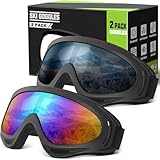 OXG Snowboard-Skibrille für Herren, Damen, Jugendliche, UV400-Schutz,...