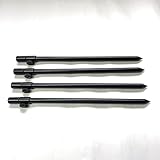 4 x 30-50 cm schwarze Karpfen-Grob-Aluminium-Banksticks Banksticks...