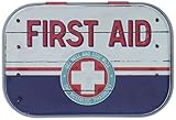Nostalgic-Art Retro Pillendose, First Aid Blue – Emergency Supply –...