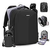 RAINSMORE Kamerarucksack Professionell für DSLR SLR Spiegellose...