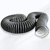 6m Flexibler Isolierter Abluftschlauch für Wäschetrockner,...