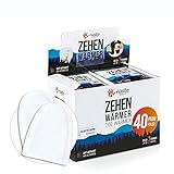 HELLO HEAT Zehenwärmer, 40 Paar Wärmepads für 7 Stunden Wärme I Sofort...