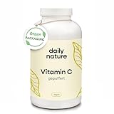 dailynature Vitamin C hochdosiert - gepuffert | 365 Kapseln | pflanzliches...