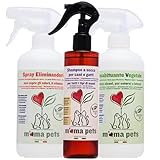 M' MA PETS Set Pflanzliches Abwehrmittel, Geruchsentferner-Spray und...