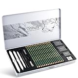 MARCO Zeichnungsset für Skizzen & Malerei - 25 Bleistifte, Hochwertig...