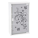 Spetebo XXL Medizinschrank 50 x 30 cm - Motiv Schwarze Ornamente -...
