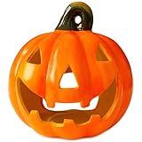 Kürbis-Deko als Keramik Halloween-Deko in 17x14 cm - Jack Lantern...