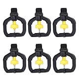 Rotierende Bewässerungsprinkler Plastiksprinkler -Set, Wassersparung 12pcs...