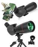 25-75x70 HD Spektiv Sportschützen mit Stativ- und Smartphone-Adapter, Zoom...