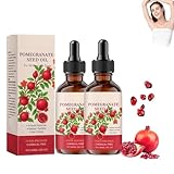 Granatapfelkernöl, 100% Kaltgepresste pomegranate seed oil für die Haut-...