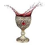 Weißweingläser, europäische Vintage-Flöten mit Metallstiel, 30 ml,...