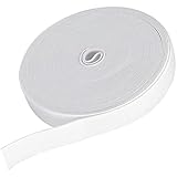 YSHODGU 10 Meter Gummiband Weiß 12mm Breit - Gummibänd Nähen Hosengummi...