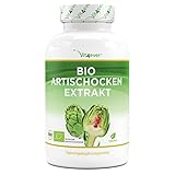 Bio Artischocken Extrakt - 240 Kapseln - 1800 mg je Tagesdosis (2,5%...