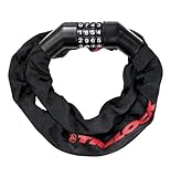 TRELOCK BC 360 Code Kettenschloss – Länge 110 cm – Kettenglieder 6 mm...