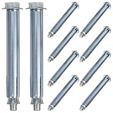 NOLITOY 10 Stück M8X80 Spreizdübel aus Kohlenstoffstahl...