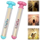 2 Stück Feuerwerks Wasserpistole Spielzeug, Herausziehbare Water Gun,...