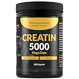 Creatin 5000 Mega Caps, 5000 mg Creatin Monohydrat pro Tagesdosis, 300...