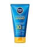 NIVEA SUN UV Dry Protect Sport Creme Gel LSF 30 (175 ml), nicht fettender...