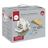 Rayher 60999000 Mini-Stanz- und Prägemaschine TO GO, Flexibilität durch...