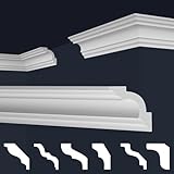 MARBET DESIGN Stuckleisten XPS Styropor weiß - Deckenleisten Stuck Decken...