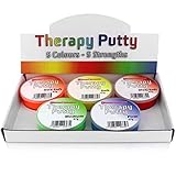 Therapeutische Knete, Premium-Set, 5 Stück, quetschbar, ungiftig, für...