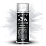 WerkXheld Klarlack Seidenmatt 400ml – Universeller Sprühlack für...
