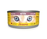 JOSERA Nassfutter Kitten Chicken (12 x 85 g) | Premium Katzenfutter mit...