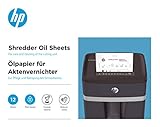 HP Ölpapier für Aktenvernichter, 12 Blatt, auf pflanzenbasis zur Pflege...